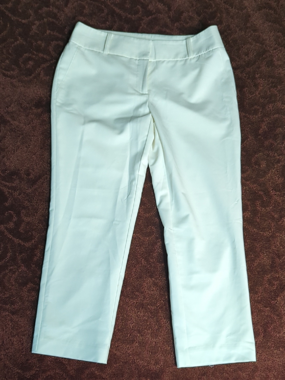 Vintage INC International Concepts Y2K Cream Off White Capri Cropped Pants